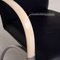 Blue Cream Leather Dining Chairs by Rolf Benz, Set of 8, Image 5