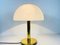 Lampada da tavolo Mid-Century in ottone massiccio di Limburg, Germania, anni '60, Immagine 8