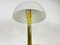 Lampe de Bureau Mid-Century en Laiton Massif de Limburg, Allemagne, 1960s 6