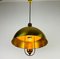 Polished Brass Pendant Lamp by Florian Schulz, 1970s 4