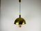 Polished Brass Pendant Lamp by Florian Schulz, 1970s 9