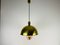 Polished Brass Pendant Lamp by Florian Schulz, 1970s, Image 9