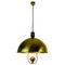 Polished Brass Pendant Lamp by Florian Schulz, 1970s 1