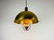 Polished Brass Pendant Lamp by Florian Schulz, 1970s 7