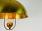 Lampada a sospensione in ottone lucidato di Florian Schulz, anni '70, Immagine 8