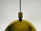 Lampada a sospensione in ottone lucidato di Florian Schulz, anni '70, Immagine 10