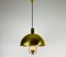 Polished Brass Pendant Lamp by Florian Schulz, 1970s 2