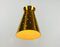 Lampada a sospensione in ottone lucidato nello stile di Paavo Tynell, anni '50, Immagine 9