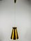 Lámpara colgante de latón pulido, años 50, Imagen 7