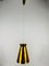 Polished Brass Pendant Lamp In the Style of Paavo Tynell, 1950s, Image 7