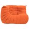 Mid-Century Togo Orange Corner Sofa by Michel Ducaroy for Ligne Roset 1
