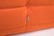 Mid-Century Togo Orange Corner Sofa by Michel Ducaroy for Ligne Roset 6