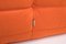 Sofá esquinero Togo Mid-Century en naranja de Michel Ducaroy para Ligne Roset, Imagen 6