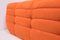 Mid-Century Togo orange Sofa by Michel Ducaroy for Ligne Roset, Image 8
