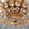 Crystal Chandelier in Brass and Crystal Glass from Bakalowits & Söhne, 1960s, Image 9