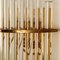 Large Glass Rod Waterfall Wall Sconces by Sciolari for Lightolier 12