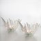 Ice Glass Candelholders or Bowls by Tauno Wirkkala for Humppila, 1960s, Set of 2 2