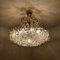 Five-Tier Blown Glass and Brass Chandelier from Doria, 1960 17