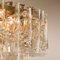 Five-Tier Blown Glass and Brass Chandelier from Doria, 1960, Image 8