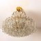 Five-Tier Blown Glass and Brass Chandelier from Doria, 1960, Image 10