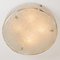 Large Thick Textured Glass Flush Mounts Ceiling Light, 1960s, Image 11