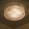 Große Deckenlampe aus Dickem Strukturglas, 1960er 9