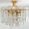 Large Palazzo Light Fixtures in Gilt Brass and Glass by J.T. Kalmar 17