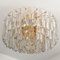 Large Palazzo Light Fixtures in Gilt Brass and Glass by J.T. Kalmar 14