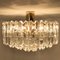 Large Palazzo Light Fixtures in Gilt Brass and Glass by J.T. Kalmar, Image 9