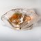 Amber and Clear Flush Mount from Kalmar Franken, Austria, 1960s, Image 7