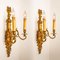 Antique French Bronze Wall Sconces, Set of 2 4