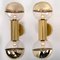 Brass Wall Lamps or Wall Scones by Motoko Ishii for Staff, 1970s, Set of 2, Image 3