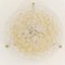 Textured Bubble Glass Flush Mount Light from Hillebrand, 1960s, Image 4