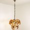 Murano Orange Glass and Chrome Chandelier from Mazzega, 1960s, Image 8