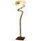 Lámpara de pie grande de cristal de Murano y bronce de Enzo Ciampalini, años 70, Imagen 1