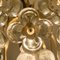 Glass and Brass Chandelier from Sische, 1960s, Image 8
