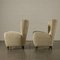 Armchairs in Wood, Spring Foam & Fabric, Italy, 1950s, Set of 2 10