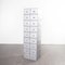 Tall Grey Metallic Filing Boxes, 1960s, Set of 9, Image 1