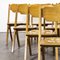 Stacking Beech Dining Chairs from Bombenstabil, 1960s, Set of 10 4