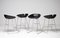 Fjord Black Leather Barstools by Patricia Urquiola, Set of 4 8