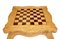 20th Century Burr Birch Game Table and Armchairs, Set of 3 7