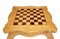 Juego de mesa de juegos de abedul y butacas, siglo XX. Juego de 3, Imagen 7
