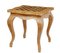 Tavolo da gioco e sedie in radica di betulla, set di 3, Immagine 3