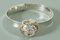 Silver and Rock Crystal Bracelet by Karl-Erik Palmberg for Alton 4