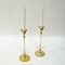 Brass Candlesticks by Gunnar Ander for Ystad Metall, Sweden, 1950s, Set of 2 8