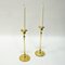 Brass Candlesticks by Gunnar Ander for Ystad Metall, Sweden, 1950s, Set of 2, Image 8