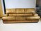 Vintage Italian Cognac Leather Sofa from Baxter 1
