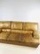 Vintage Italian Cognac Leather Sofa from Baxter, Image 33