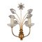 Sconces with Flowers from Maison Baguès, 1950s, Set of 2 4