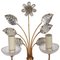 Sconces with Flowers from Maison Baguès, 1950s, Set of 2 5
